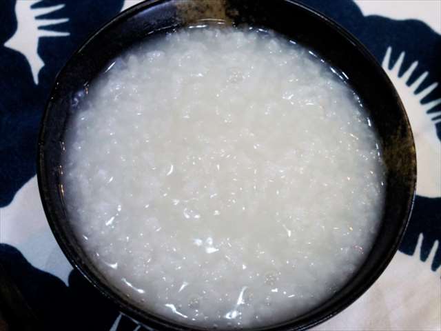 お粥の効能